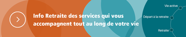 Bannière sur les services du compte retraite qui mène vers une page de promotion du compte retraite