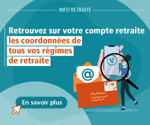 Retrouvez sur votre compte retraite les coordonnées de tous vos régimes de retraite. En savoir plus en cliquant sur l'image