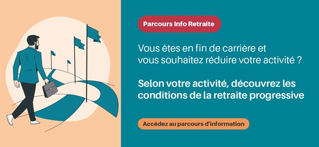 Lien vers le parcours Info Retraite sur la retraite progressive